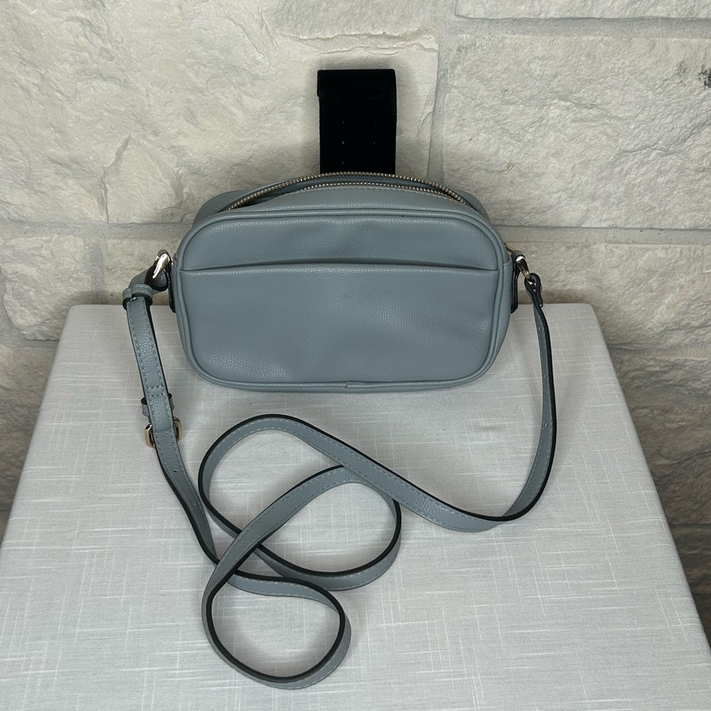 A New Day Purse NWOT 9 X 5 Crossbody great for Easter Bluish Gray